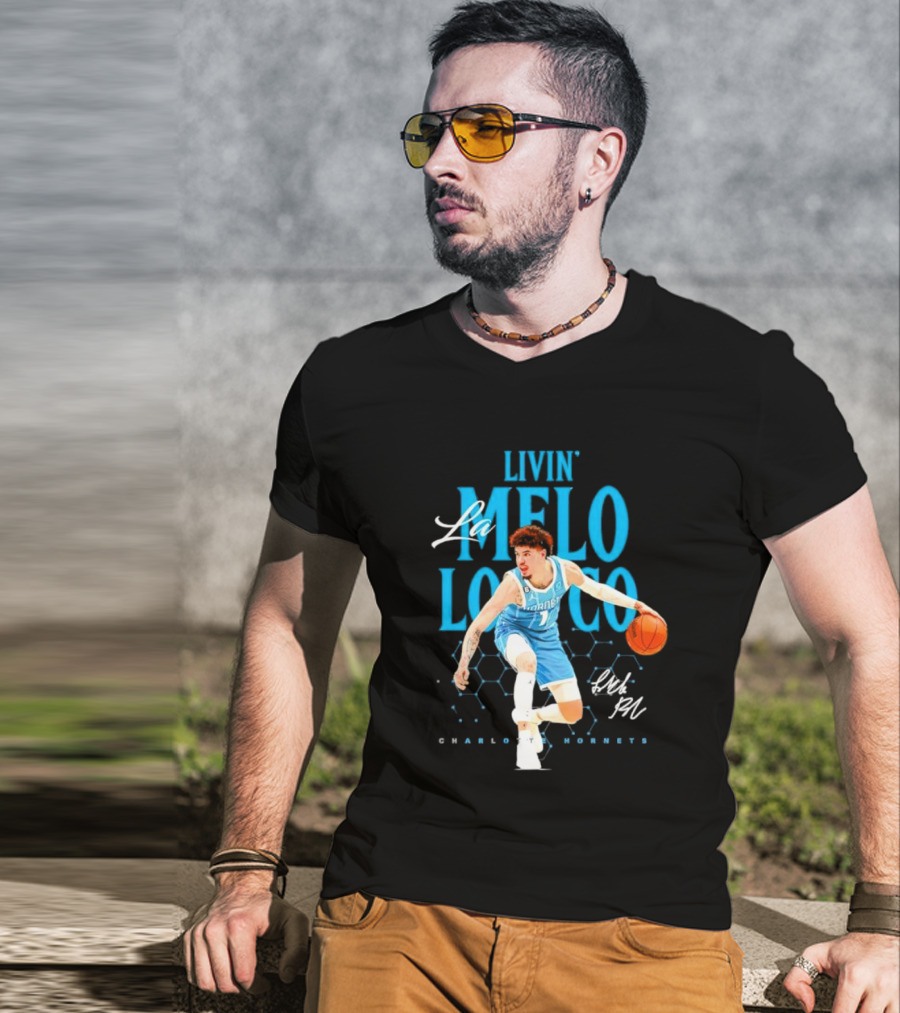 Livin' La Melo Loco Charlotte Hornets Signature T-Shirt