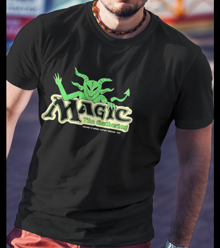 Magic The Gathering 1973 Wizard Of Barge Fantasy Breach T-Shirt