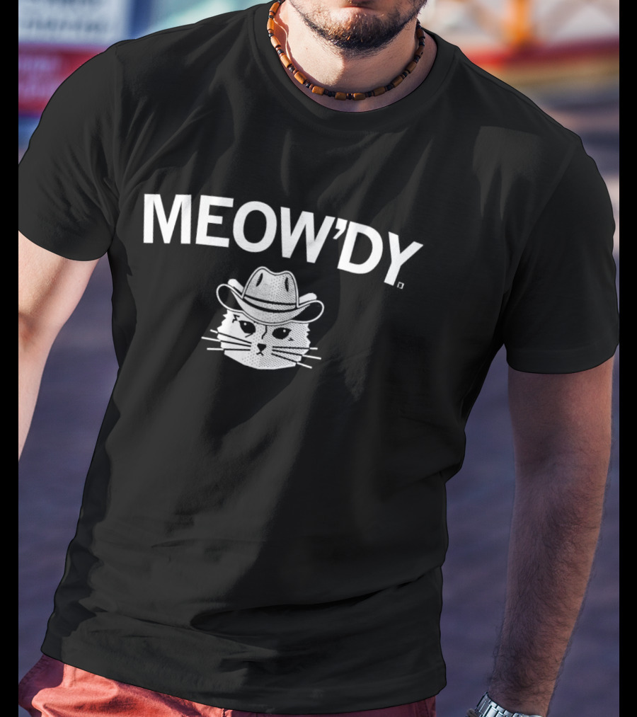 Meow'dy Cat Cowboy Hat T-Shirt