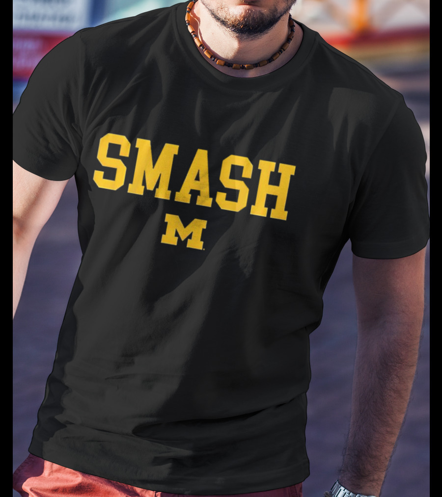 Michigan Wolverines Smash M T-Shirt