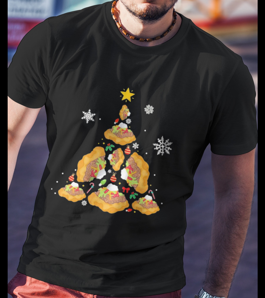 Oh Taco Christmas Tree Festive Holiday Taco Christmas Tree T-Shirt