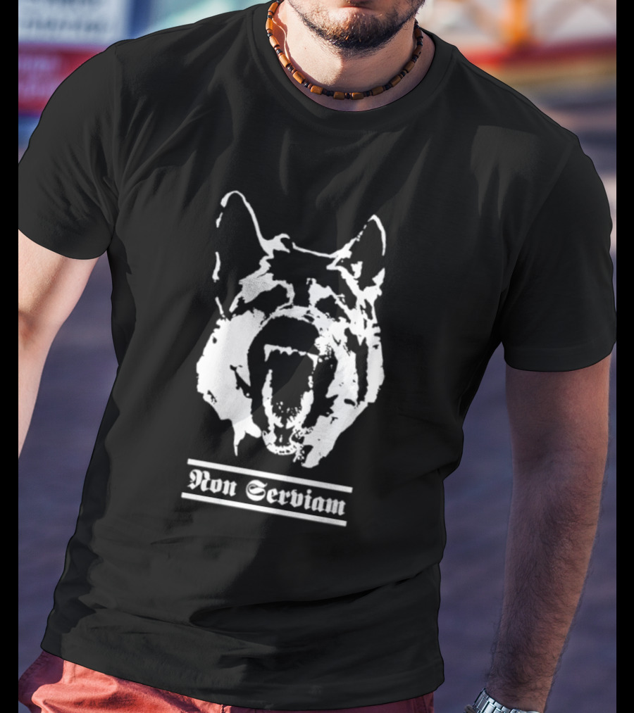 Non Serviam Rabid Dog T-Shirt