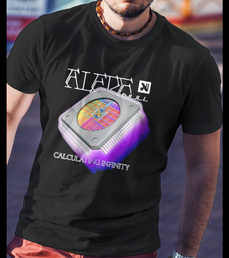 Aleph Null Calculating Infinity With Chip T-Shirt
