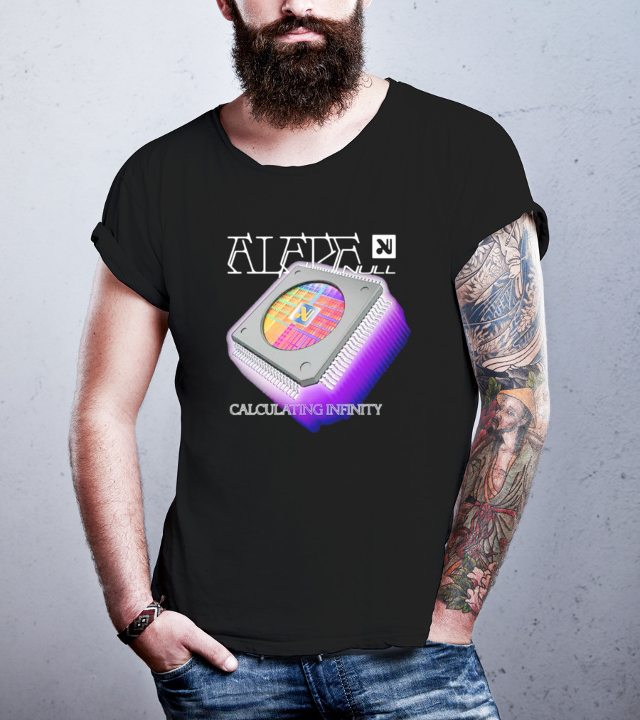 Aleph Null Calculating Infinity With Chip T-Shirt