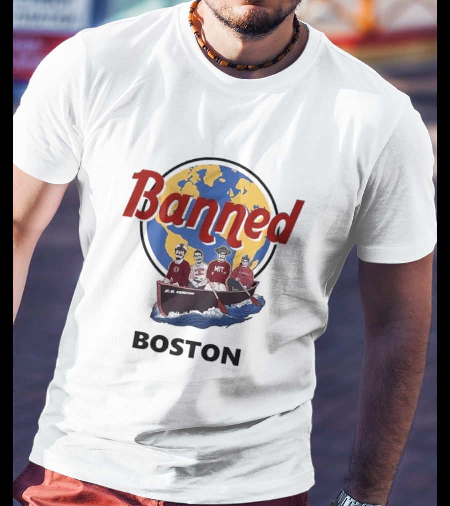 Banned Boston World Traveler Silhouette Adventure T-Shirt