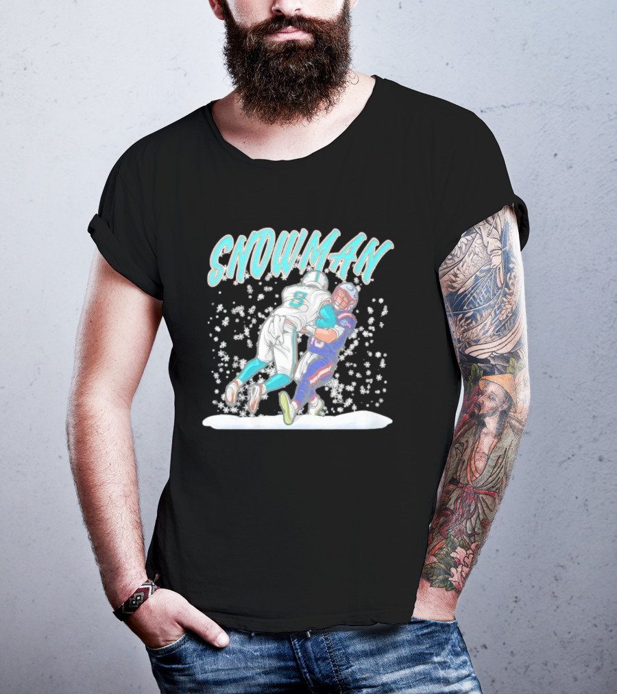 SNOWMAN Jevon Holland Tackle Football Action Scene T-Shirt