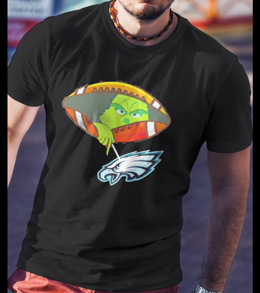 Grinch Ew Philadelphia Eagles Football T-Shirt