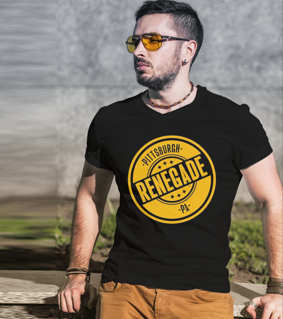 Pittsburgh Renegade PA Vintage Badge T-Shirt
