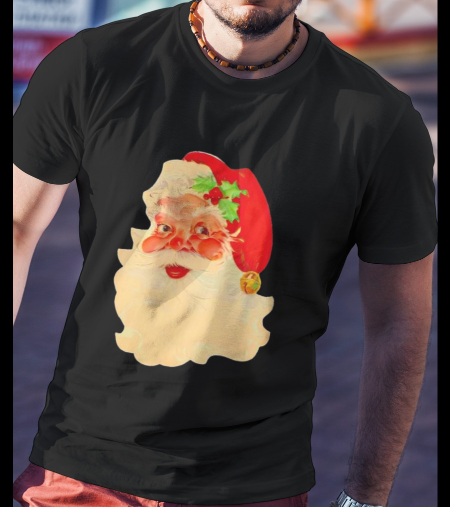 Santa Claus Vintage 1960s Christmas Nostalgia T-Shirt