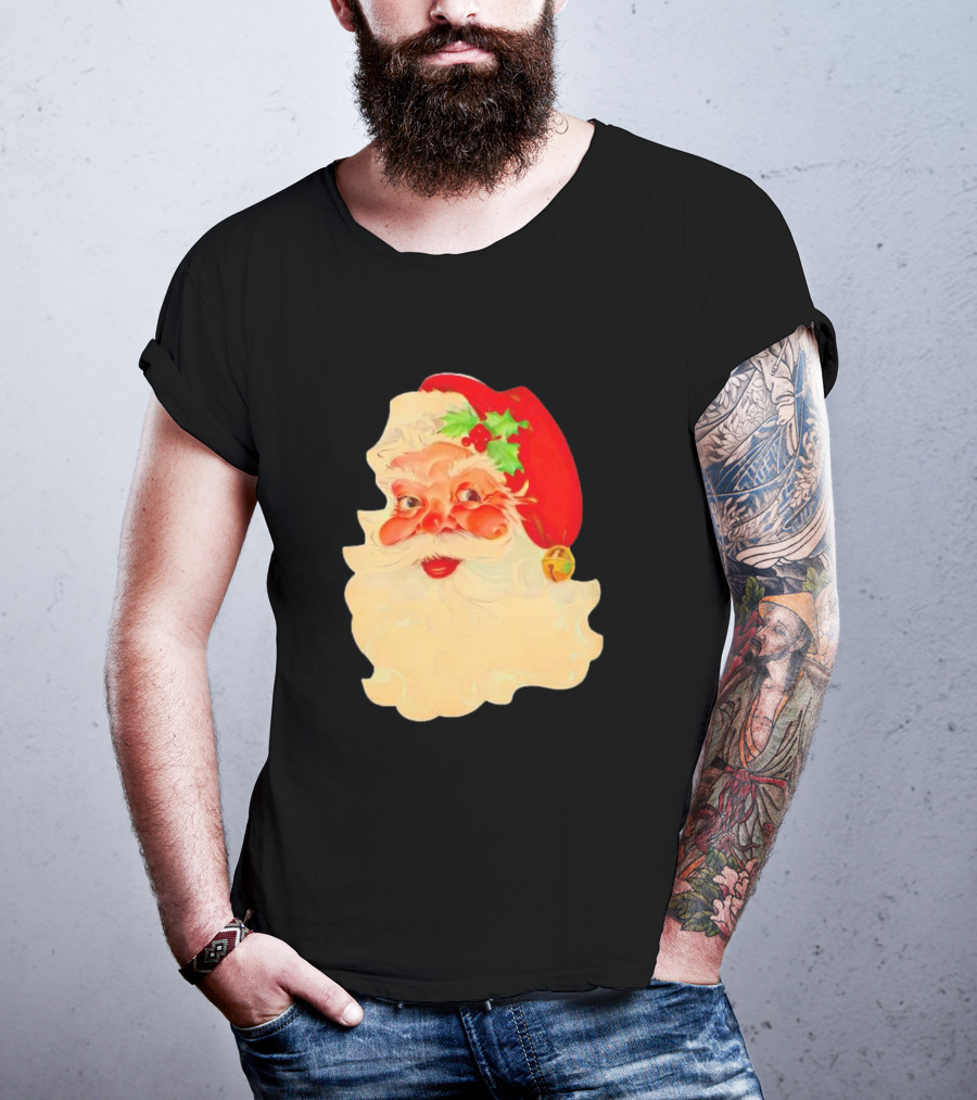 Santa Claus Vintage 1960s Christmas Nostalgia T-Shirt