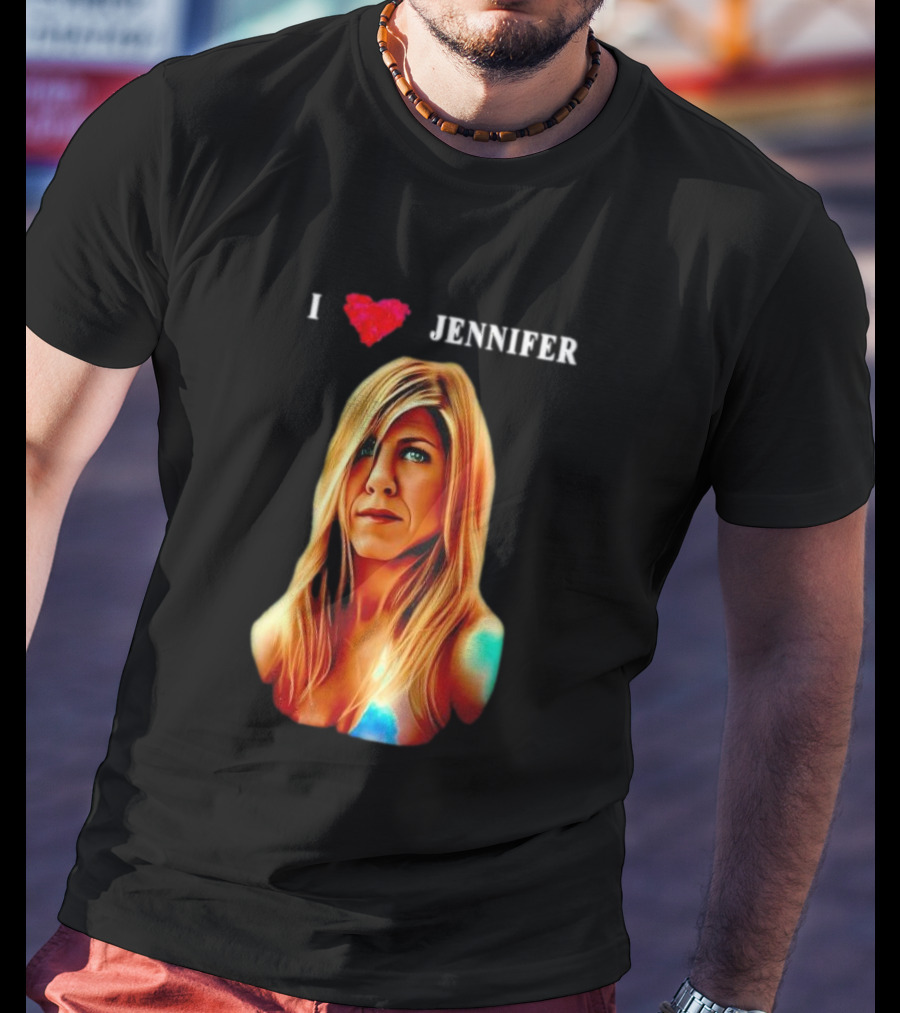 I Love Jennifer Iconic Fan Tribute Heart T-Shirt