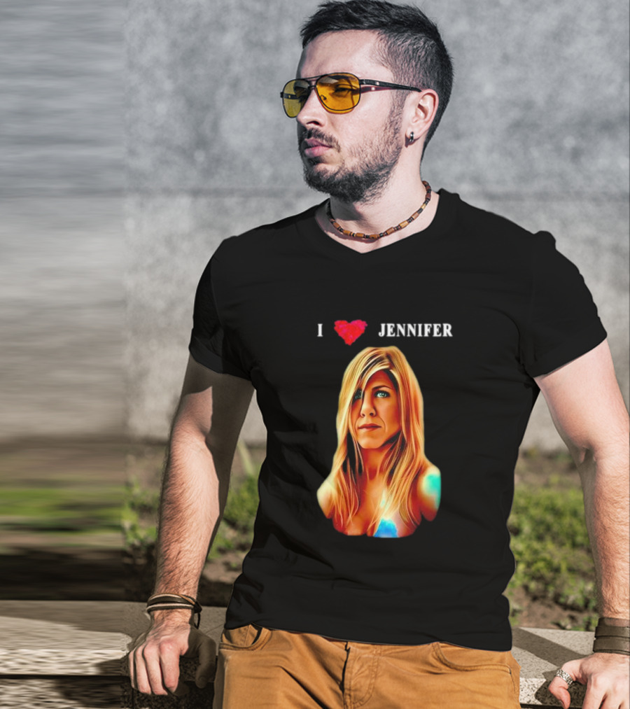 I Love Jennifer Iconic Fan Tribute Heart T-Shirt