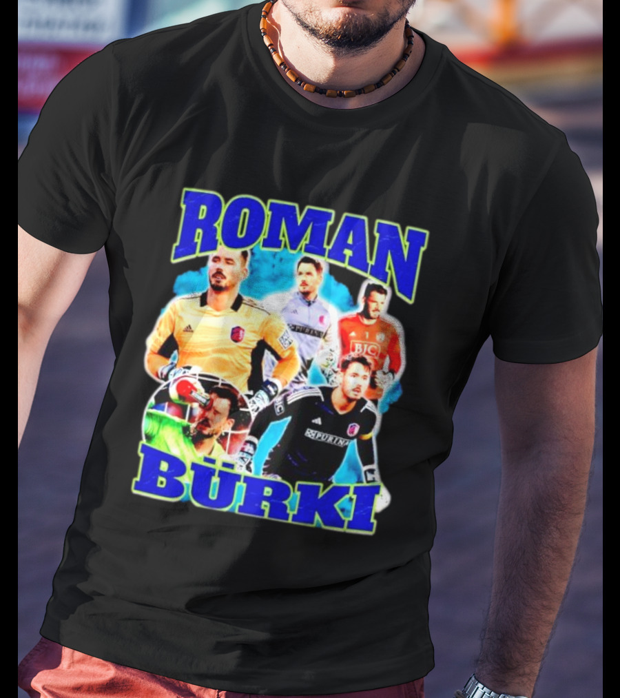 Roman Bürki Soccer Goalkeeper Collage Bootleg T-Shirt