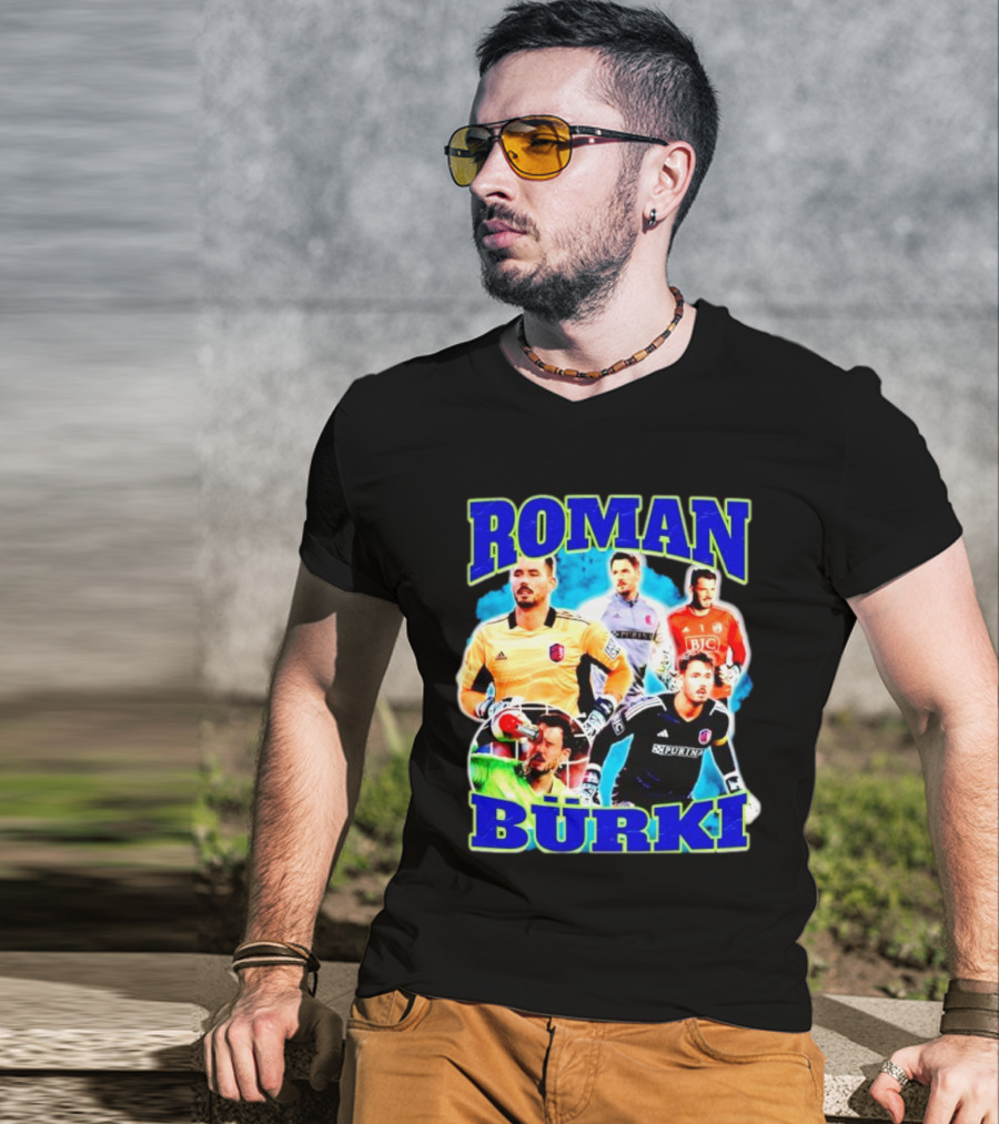 Roman Bürki Soccer Goalkeeper Collage Bootleg T-Shirt