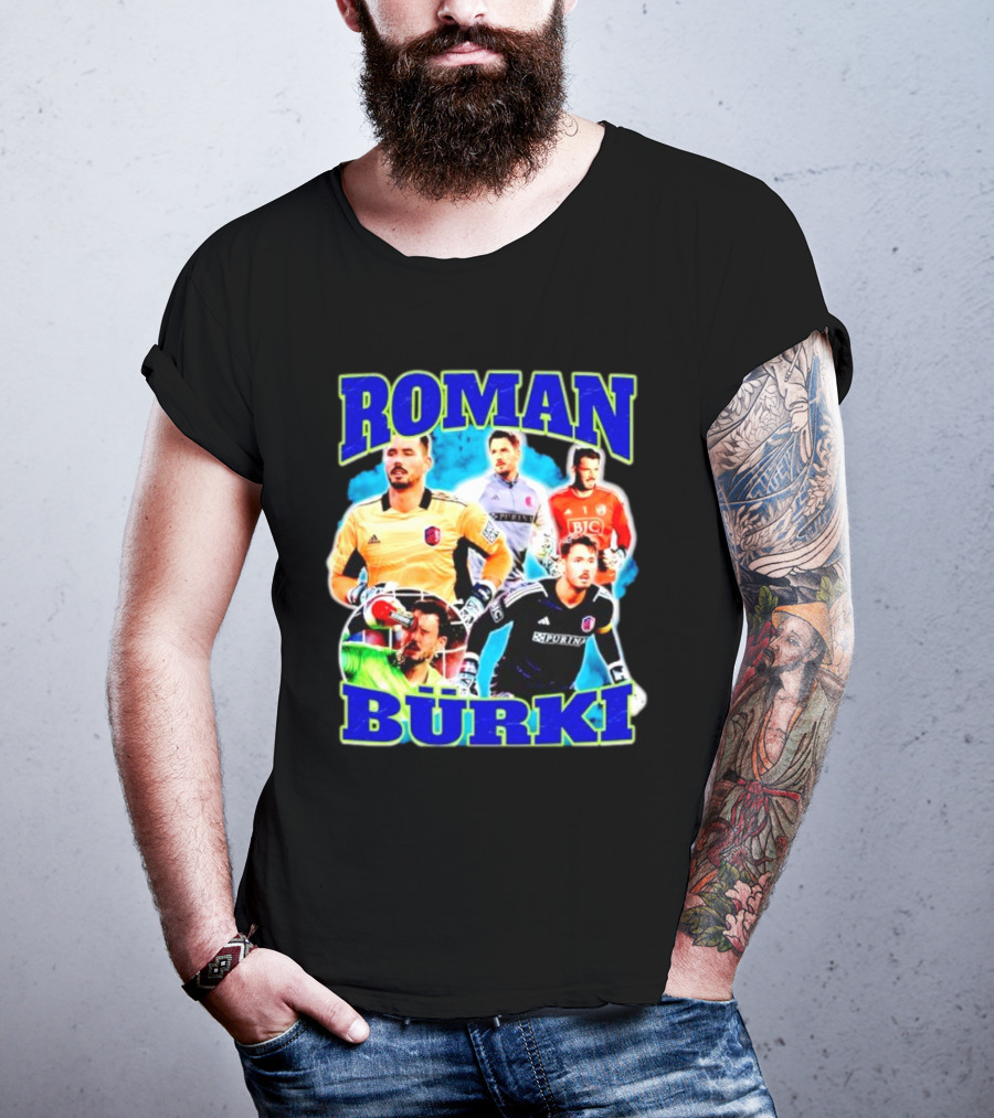 Roman Bürki Soccer Goalkeeper Collage Bootleg T-Shirt