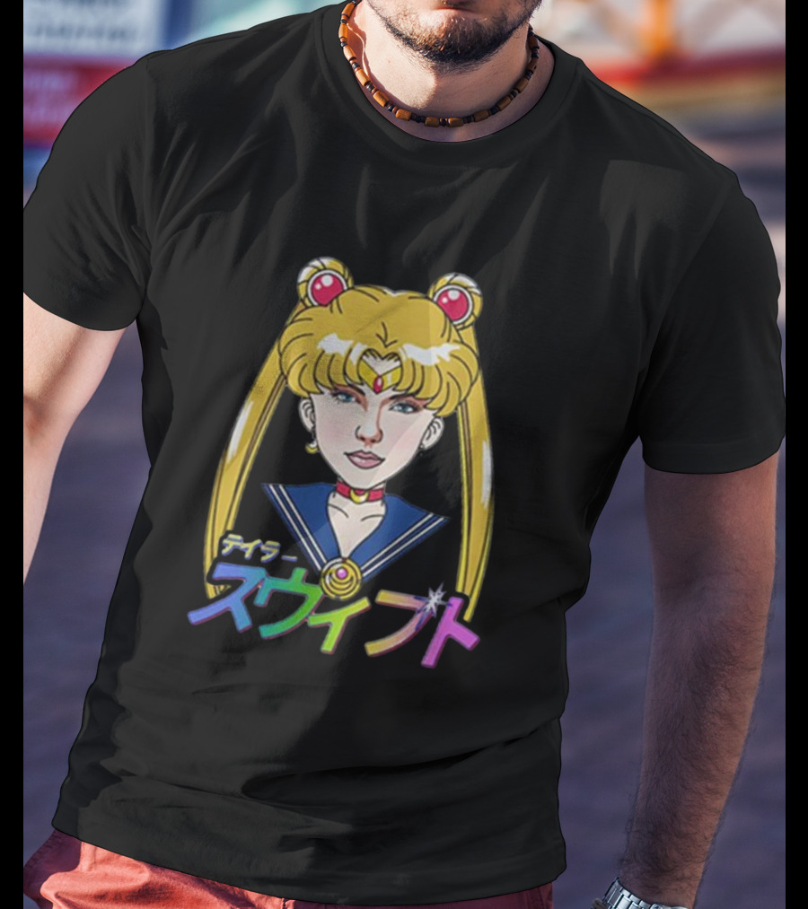 Sailor Moon Taylor Swift Anime Crossover Meme T-Shirt