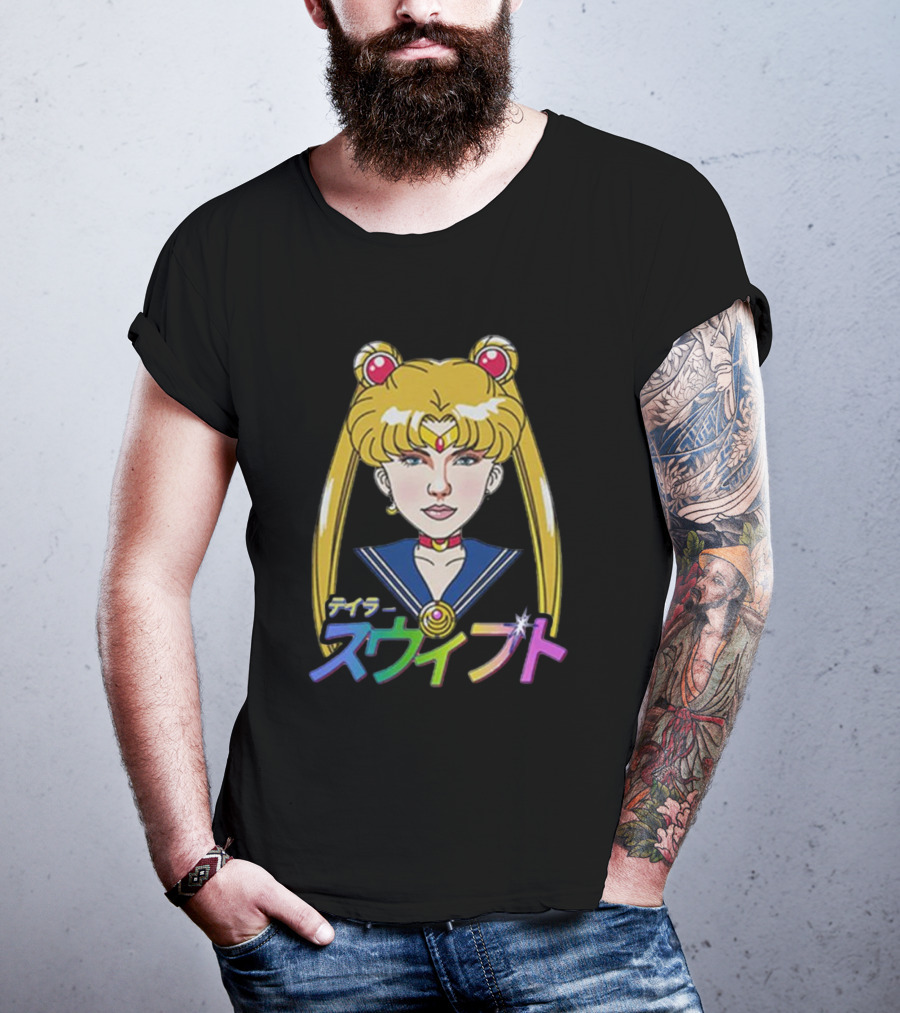 Sailor Moon Taylor Swift Anime Crossover Meme T-Shirt