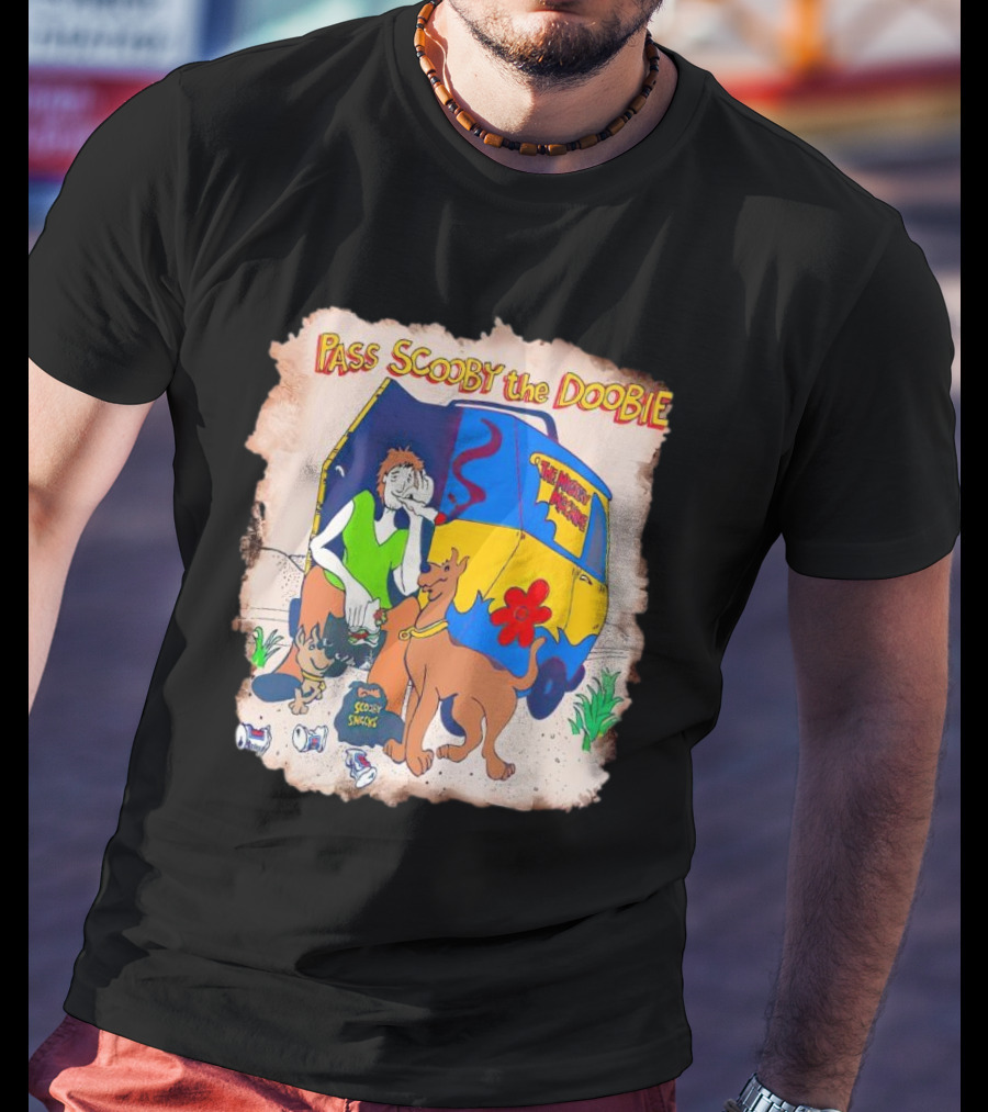 Scooby-Doo The Mystery Machine Pass Scooby The Doobie T-Shirt