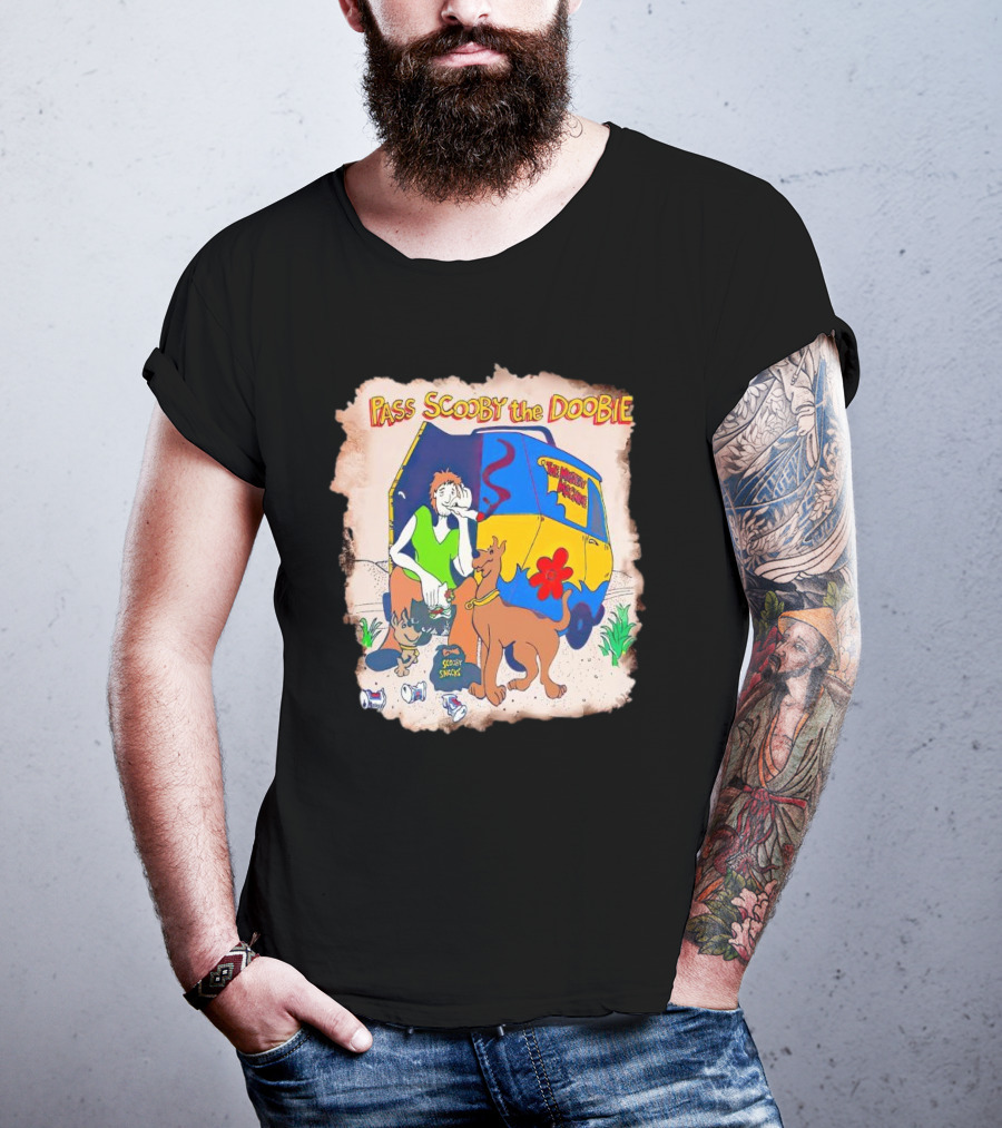 Scooby-Doo The Mystery Machine Pass Scooby The Doobie T-Shirt