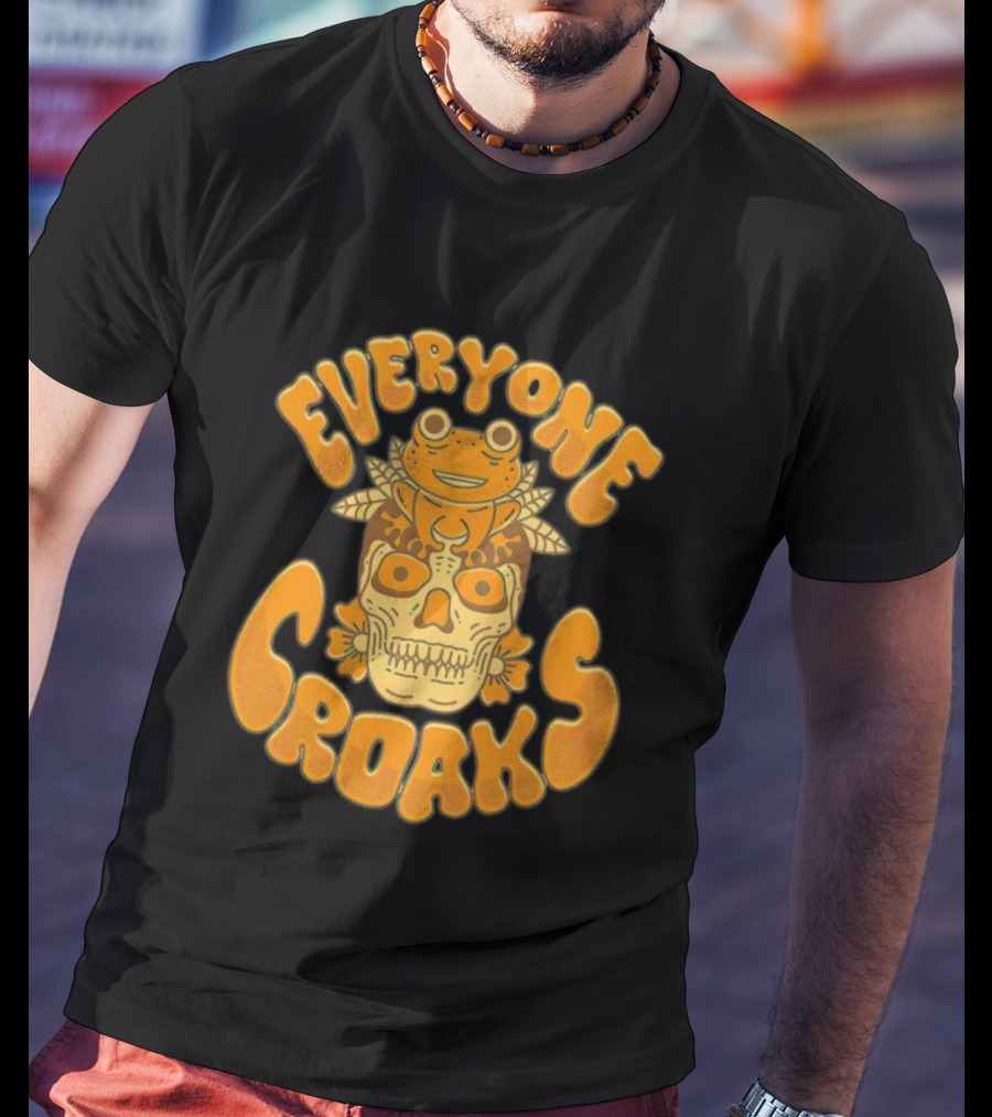 Everyone Croaks Sugar Skull Frog T-Shirt