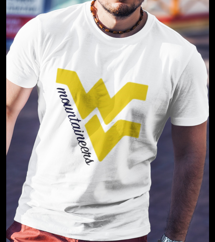 WVU Mountaineers Yellow WV T-Shirt