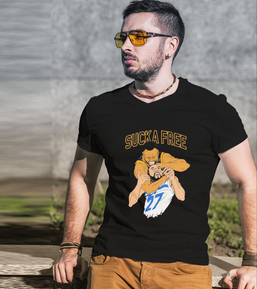 SUCKA FREE Dray Physical Play Basketball Meme T-Shirt