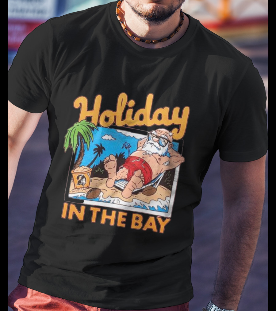 Holiday In The Bay Tampa Bay Buccaneers Christmas T-Shirt