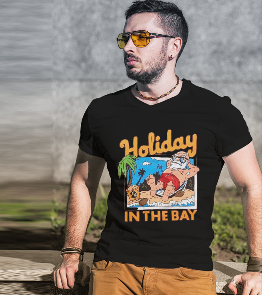 Holiday In The Bay Tampa Bay Buccaneers Christmas T-Shirt