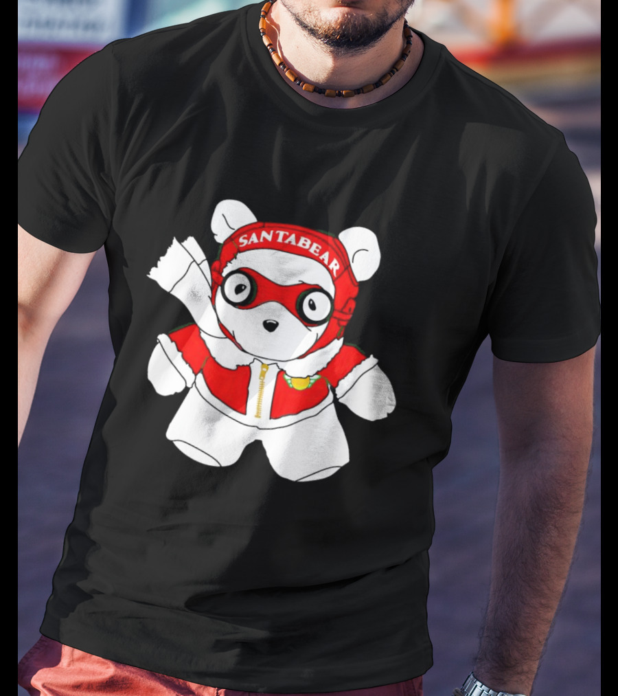 Santa Bear Aviator Christmas Minnesota T-Shirt