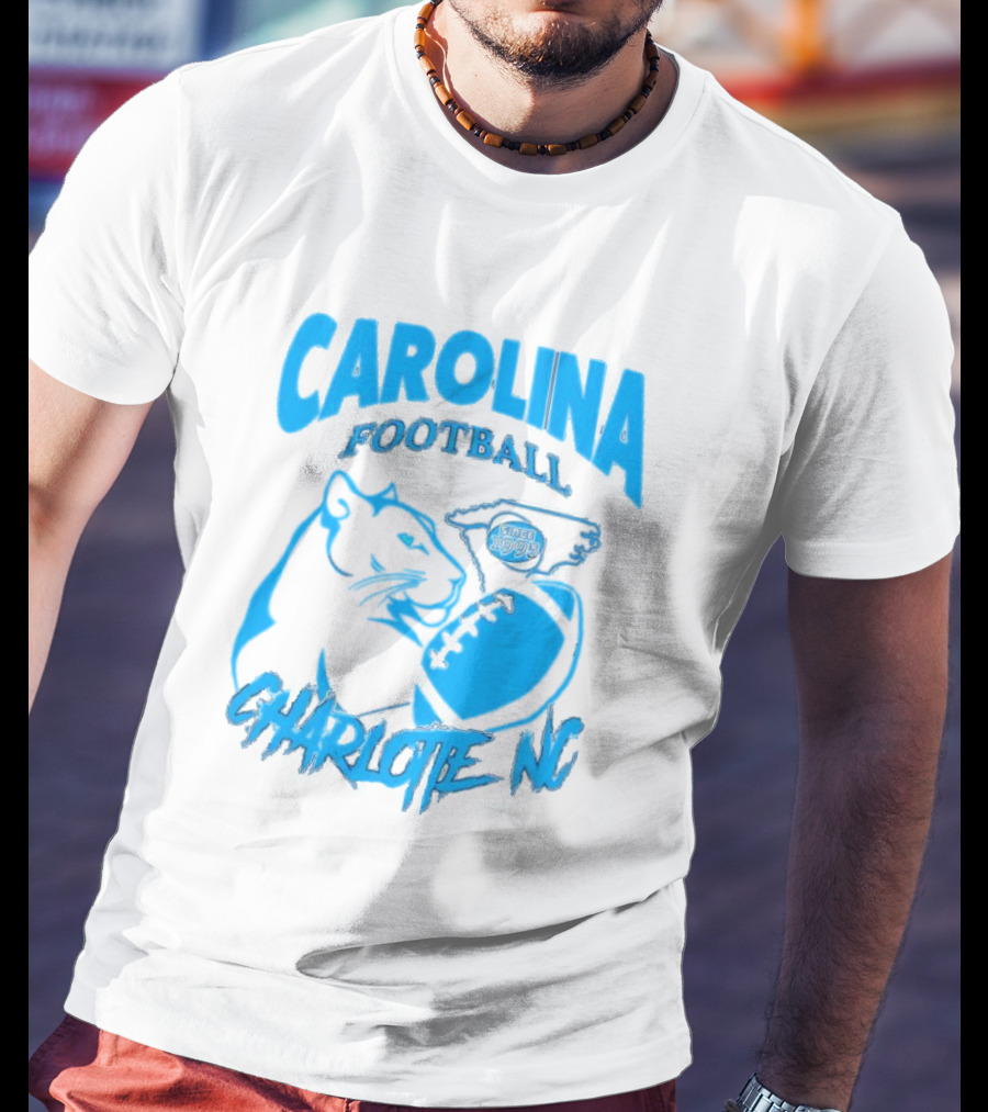 Carolina Football Since 1995 Charlotte NC Panther T-Shirt