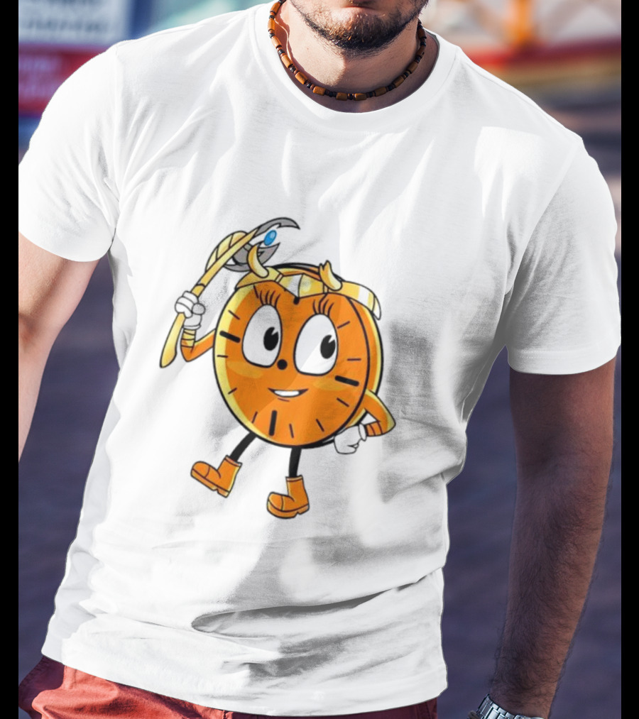 Time For Glorious Purpose Clock Character With Scepter T-Shirt