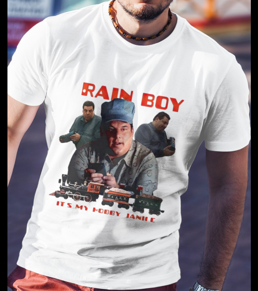 Tony Soprano Train Boy It's My Hobby Janice T-Shirt