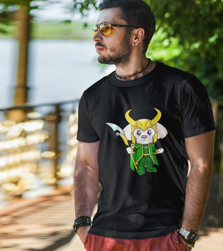 Trickster God Doug Loki Dog Version T-Shirt