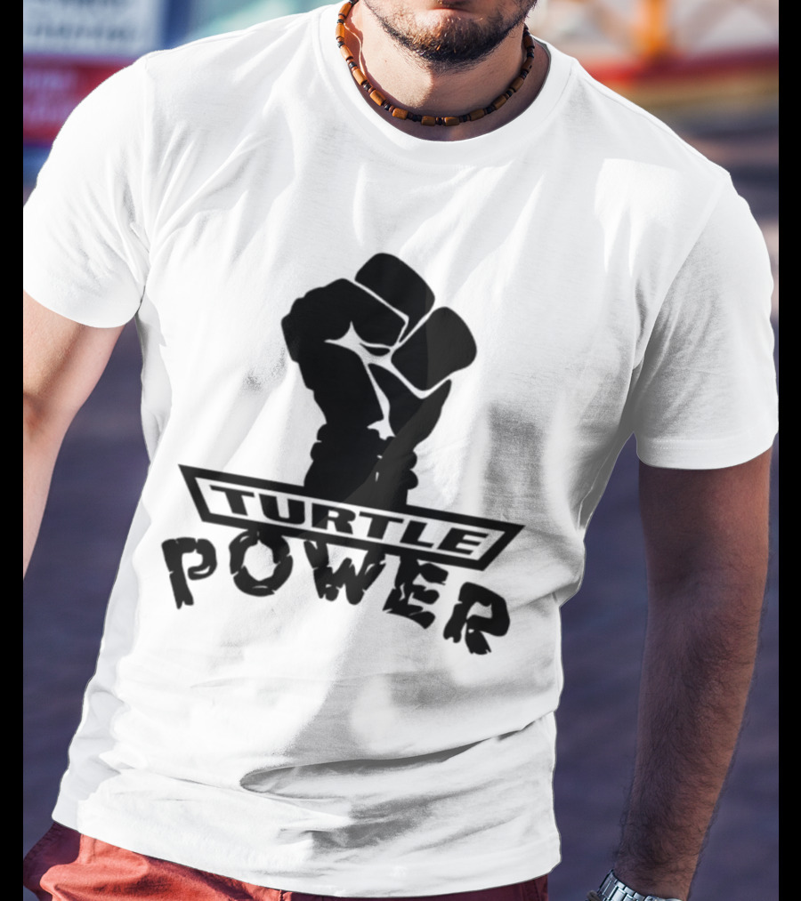 Turtle Power Fist Revolution Bold Iconic T-Shirt