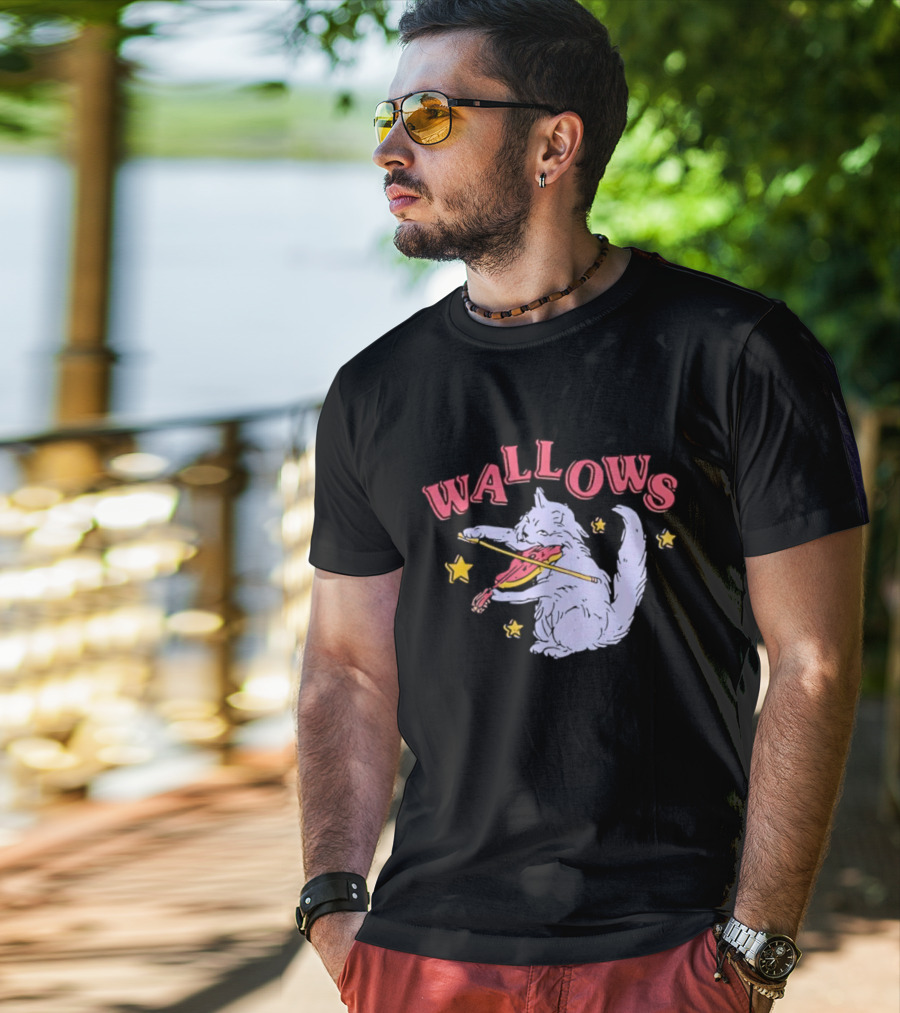 Wallows Playing Cat Fiddle With Stars T-Shirt