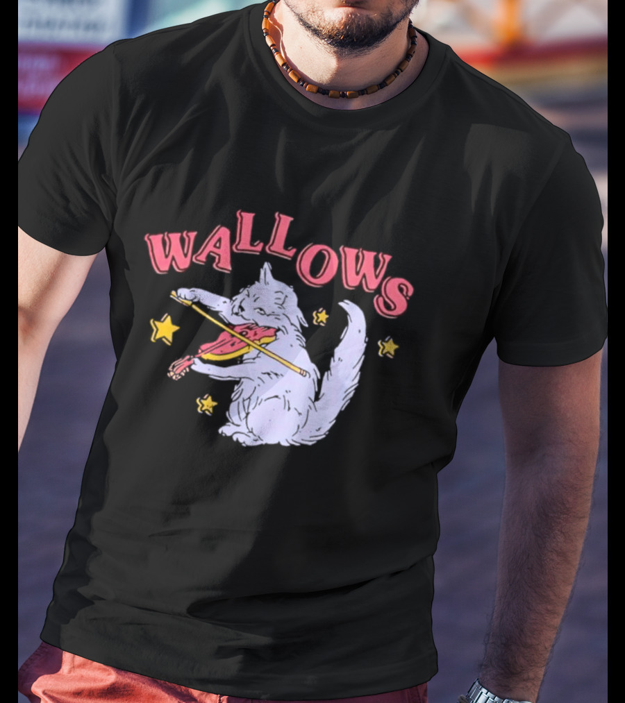 Wallows Playing Cat Fiddle With Stars T-Shirt