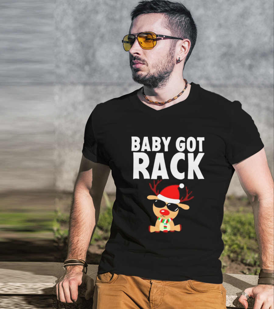Baby Got Rack Reindeer Christmas T-Shirt