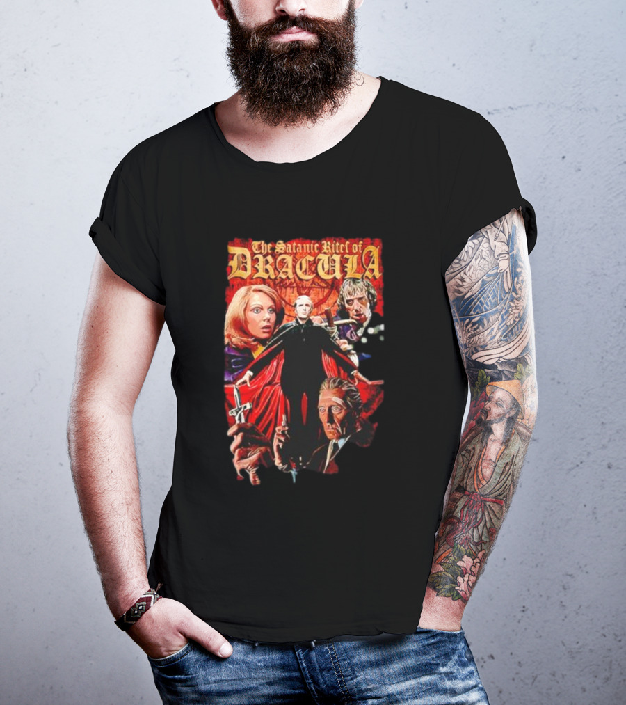 The Satanic Rites Of Dracula Vintage Movie T-Shirt