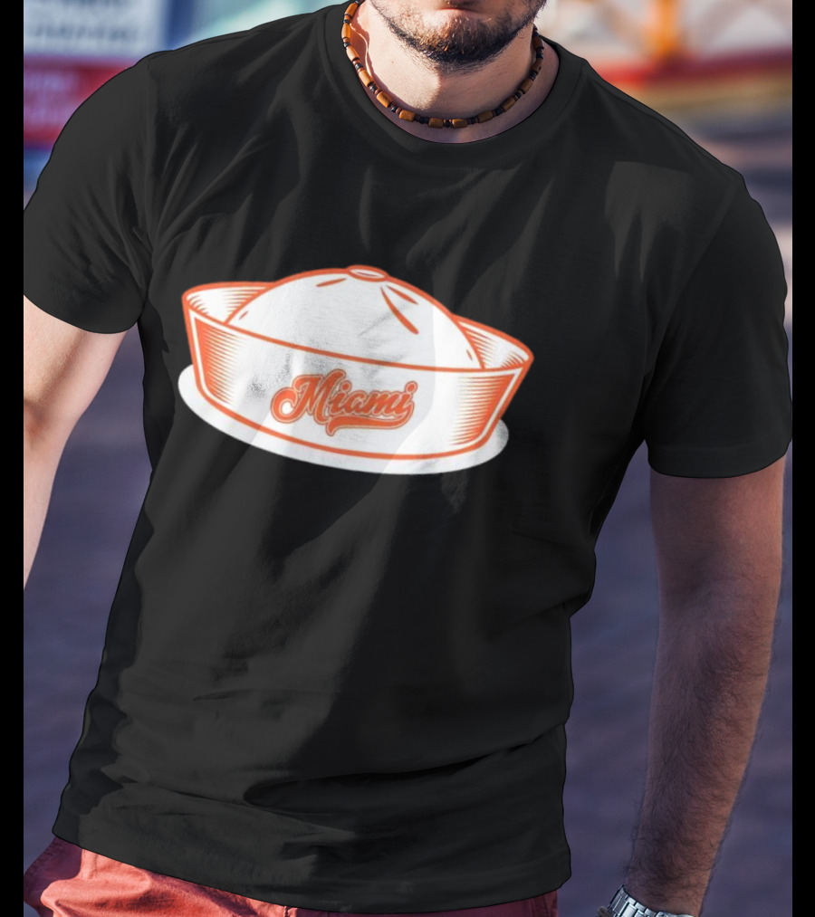 Miami Sailor Hat T-Shirt