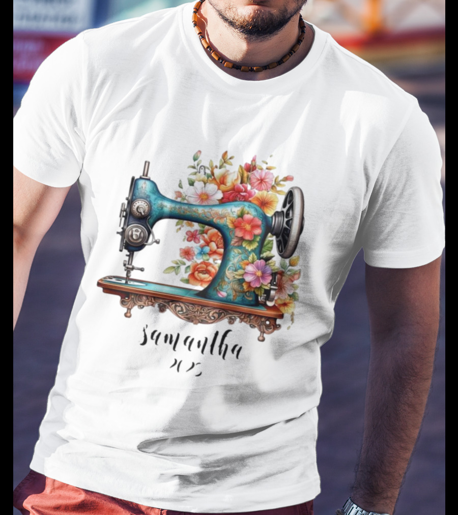 Sewing Machine Samantha Floral T-Shirt