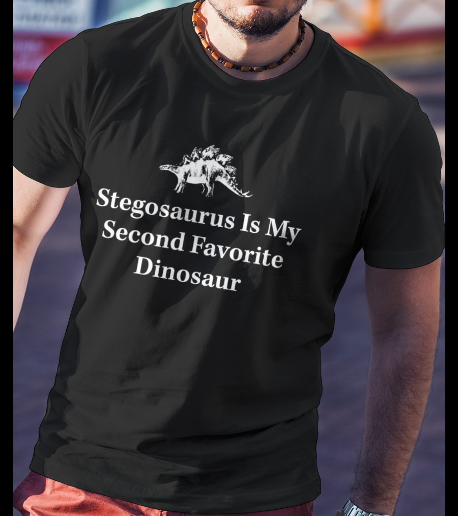 Stegosaurus Is My Second Favorite Dinosaur T-Shirt