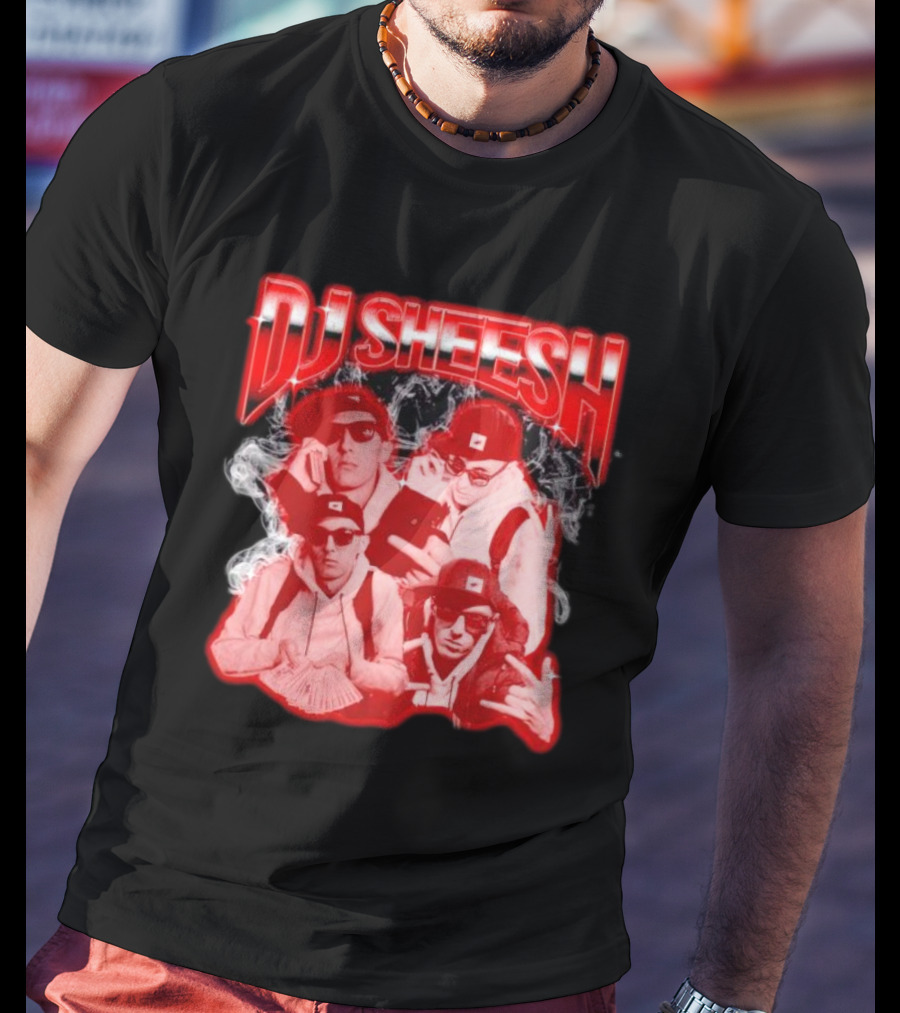 DJ Sheesh Smoking Cool Vibes With Cyclops Crew T-Shirt