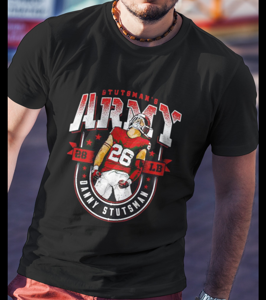 Danny Stutsman Stutsman’s Army 28 LB Football Hero T-Shirt