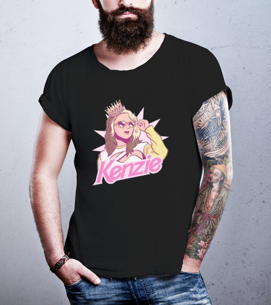 Kenzie Paige Pink Queen Icon With Crown And Sunglasses T-Shirt
