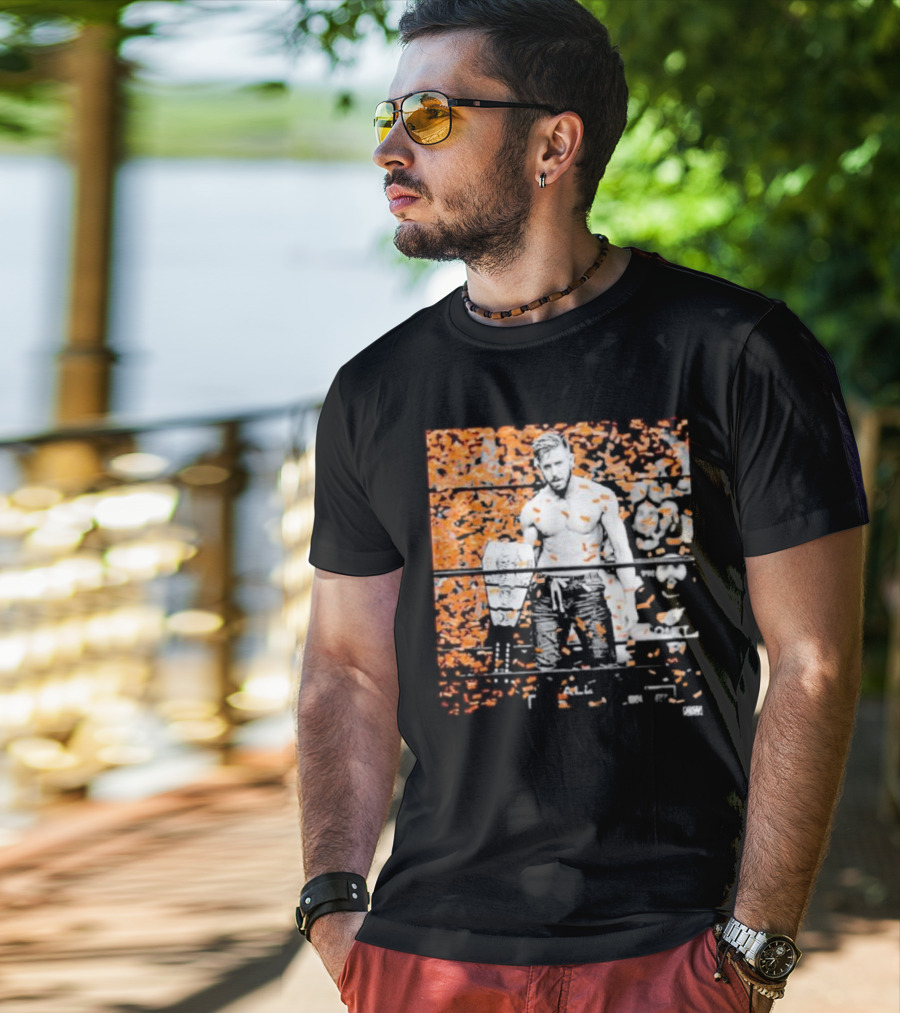 Orange Cassidy AEW Champion Confetti T-Shirt