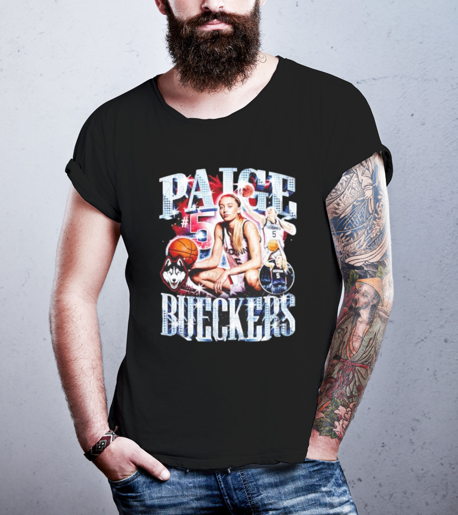 PAIGE #5 BUECKERS UCONN HUSKIES BASKETBALL VINTAGE T-Shirt