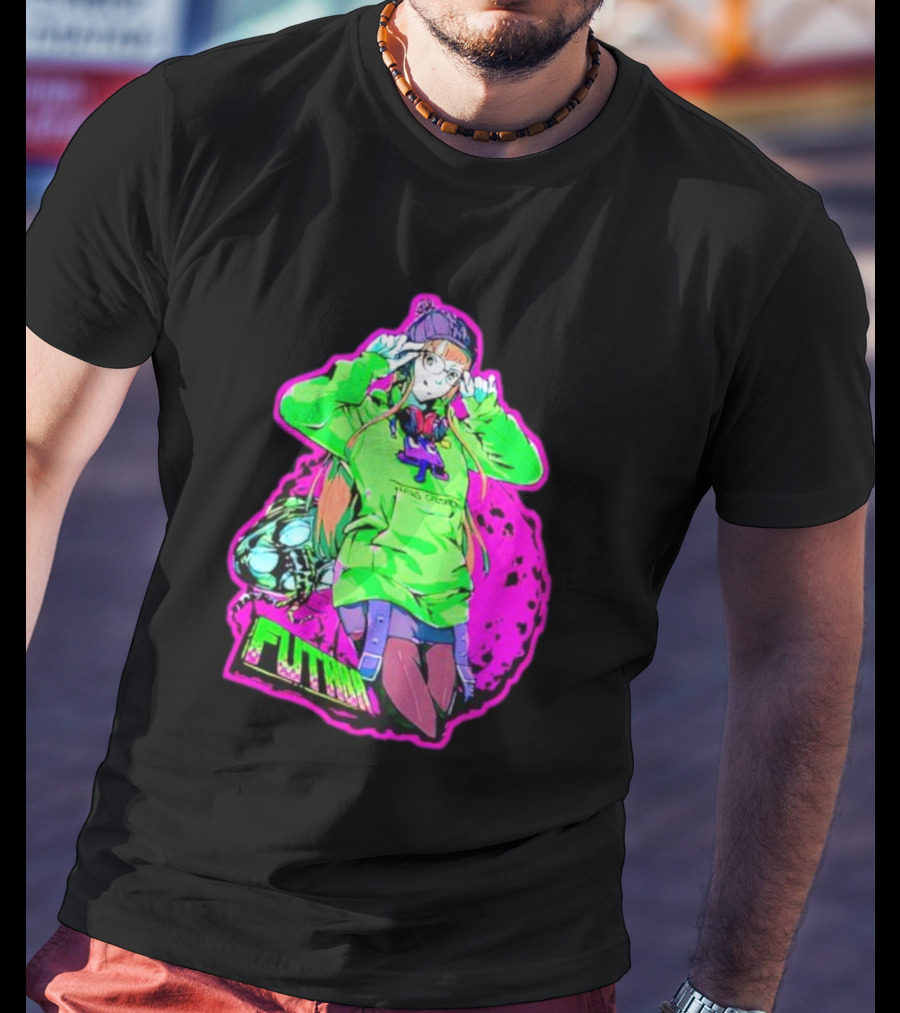 Persona 5 Futaba Sakura Neon Style T-Shirt