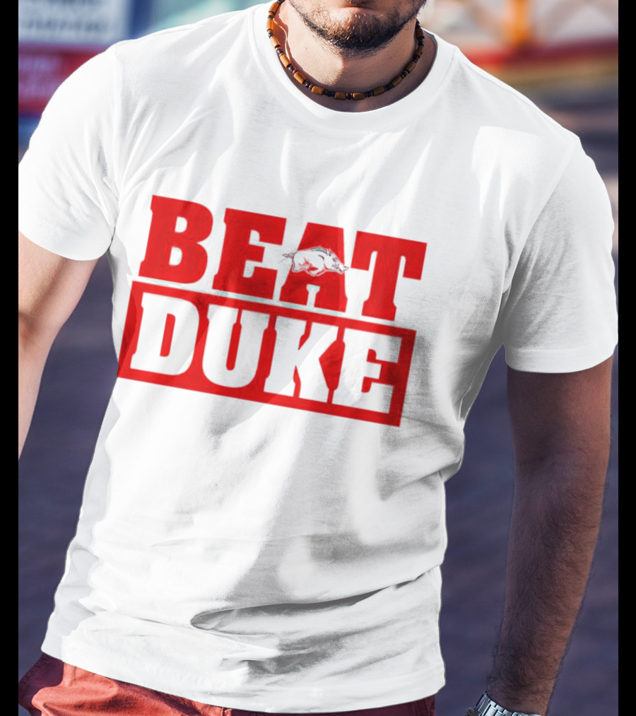 Arkansas Razorbacks Beat Duke Red T-Shirt