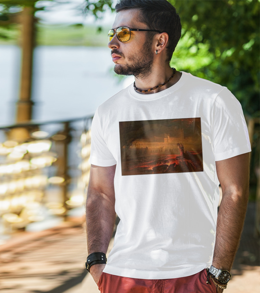 Birmingham John Martin Pandemonium Painting T-Shirt