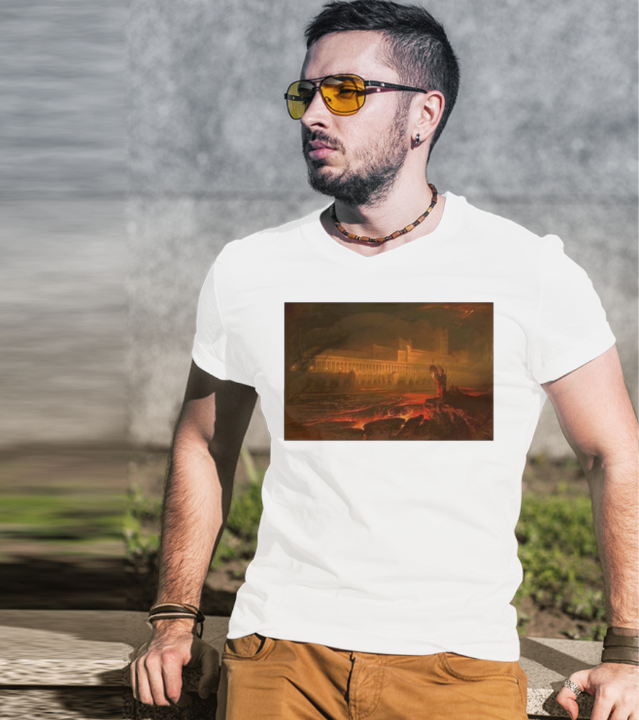 Birmingham John Martin Pandemonium Painting T-Shirt